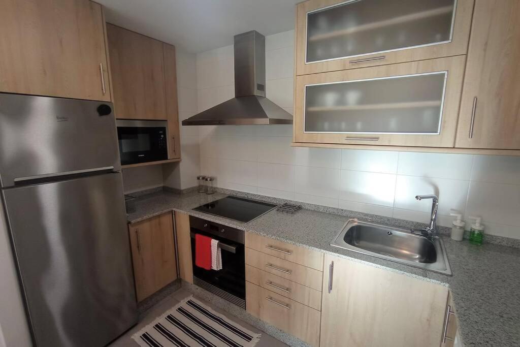 Apartamento Playa Catedrales Con Terraza Barreiros Esterno foto